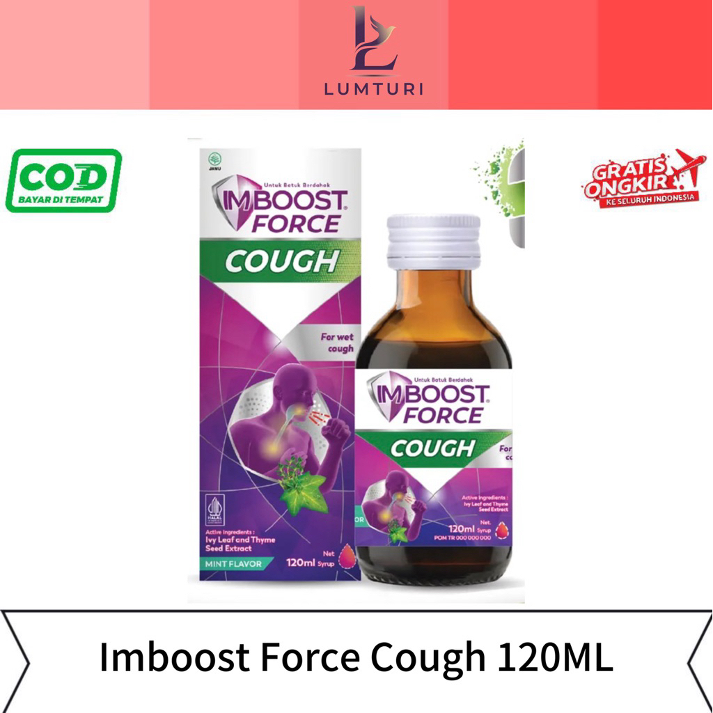 Imboost Force Cough Dewasa 120ML Batuk Imboost
