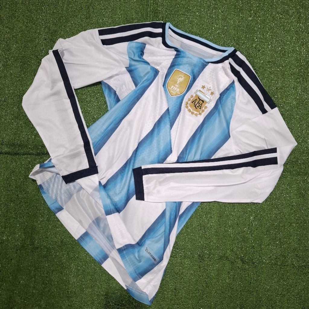 LONG SLEEVE PLAYER ISSUE || JERSEY WORLD CUP 2026 ARGENTINA HOME TERBARU PIALA DUNIA 2026 PLAYER ISS