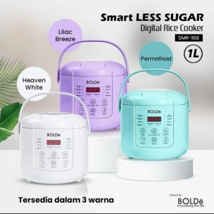 BOLDE - SMART LESS SUGAR DIGITAL RICE COOKER 1L