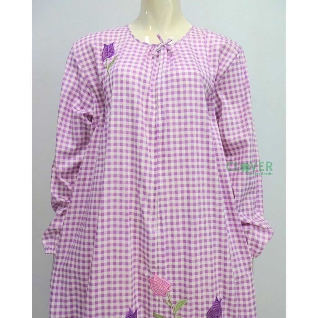 Longdress katun Jepang Tokai - longdress bordir- gamis katun Jepang bordir - lpj 3