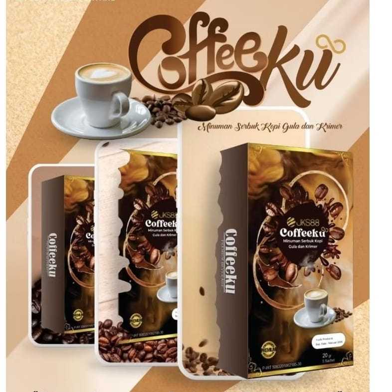 Coffeeku jks88 Original 100% 1 Box isi 5 Sachet - Kopi Sayang J K S 88 Original 100% Barcode Kemasan