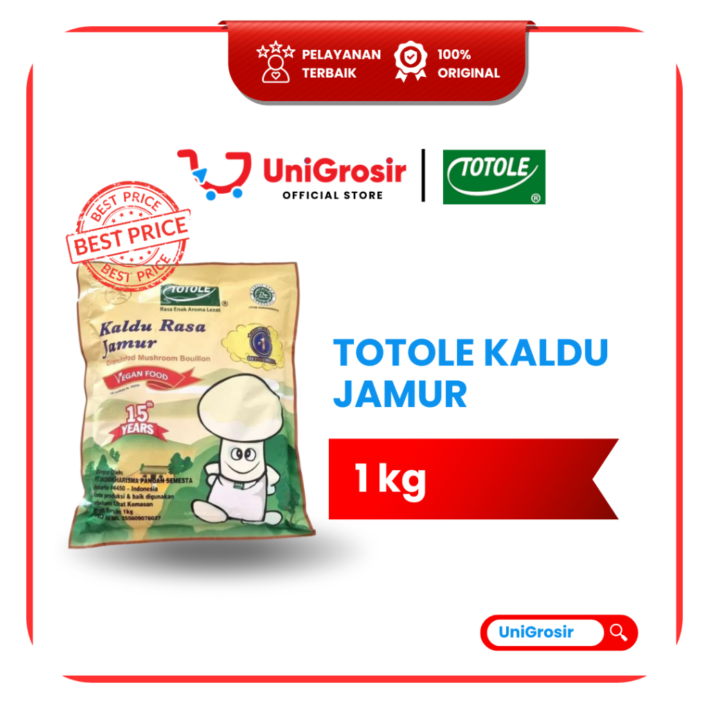 [UniGrosir] TOTOLE KALDU JAMUR MUSHROOM POWDER ~ 1 Kg
