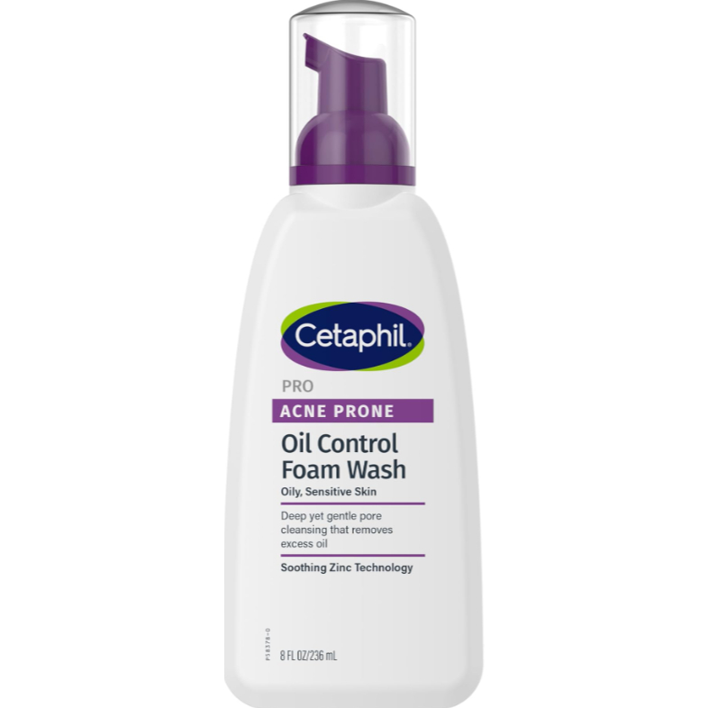Cetaphil Pro Acne Prone Oil Control Foam Wash 236ml | Sabun Cuci Muka Kulit Berminyak & Berjerawat A