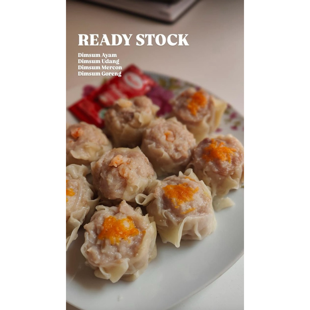 Dimsum Ayam, Dimsum Udang, Dimsum Udang Keju Nori