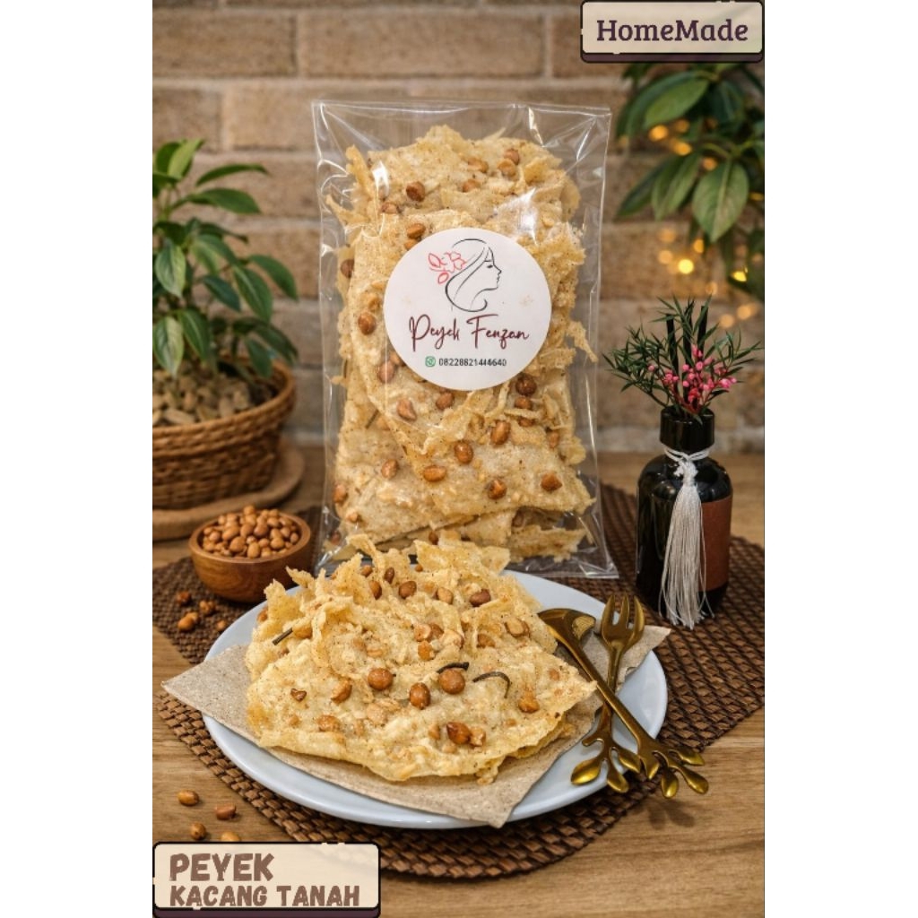 Peyek Kacang Tanah/Peyek Kacang/Rempeyek Kacang/Snack/Cemilan/Makanan Ringan