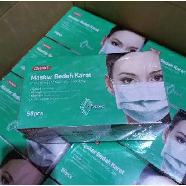 Masker Medis Onemed 20 box Masker Medis 3 Ply Onemed 1 Karton