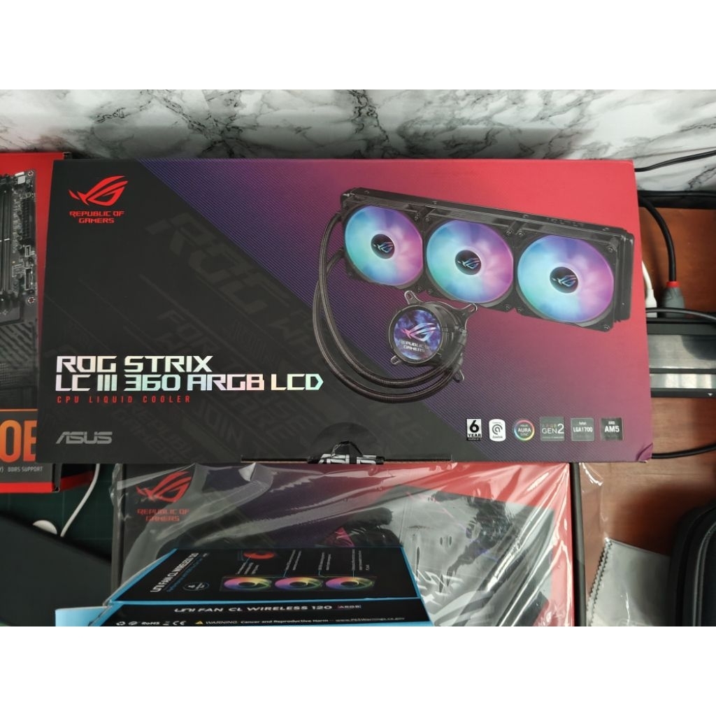 Asus ROG LC III AIO Liquid 360 LCD version PC gaming RTX - Cooler PC gaming BNOB bekas review