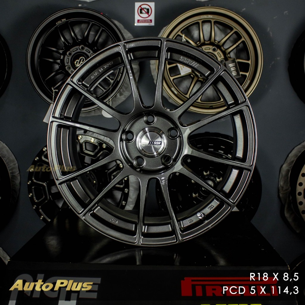 VELG SSR III GTX04 RING 18 PCD 5x114,3 Dark Gunmetal