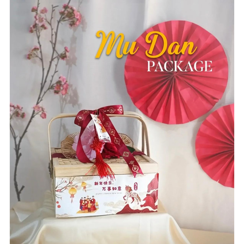 Hampers Imlek/Mu Dan Package /CNY gift/CNY Hampers /Kado Imlek /Hadiah Imlek/Parcel Imlek
