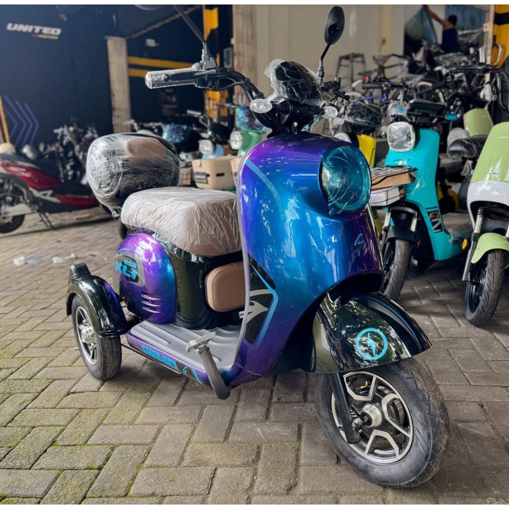 SEPEDA LISTRIK 3 RODA E-BIKE GENIO EASTON XL1