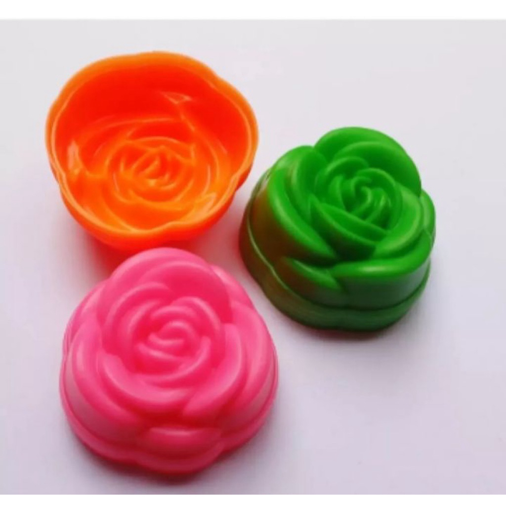 cetakan kue putu ayu / puding / agar motif MAWAR