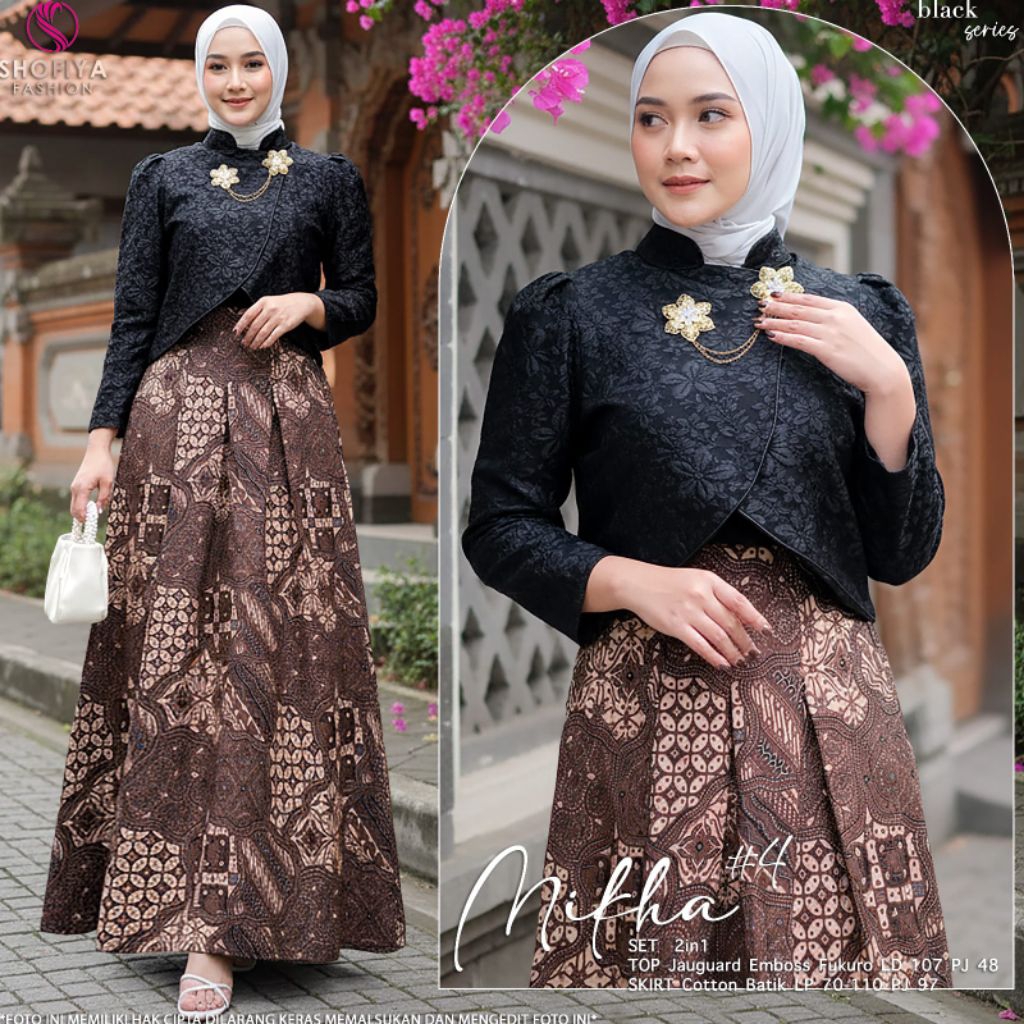 [AZTYA] MIKHA SET KEBAYA JANGGAN DAN ROK BATIK