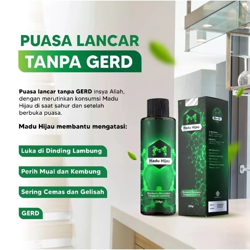 Madu Hijau Original 210Gram BPOM Herbal