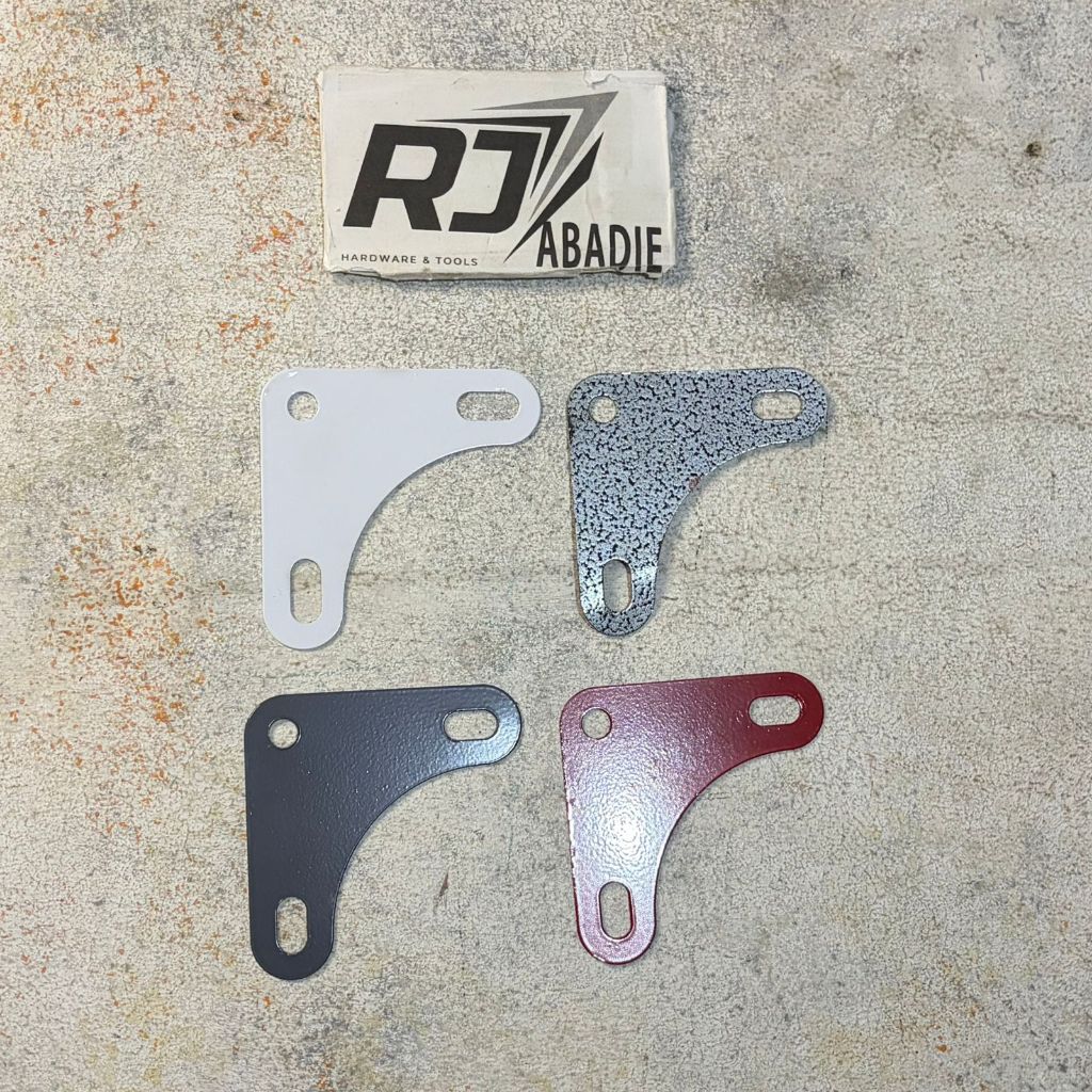 Plat Siku L Lubang Tebal 1 MM Lobang Penyangga Rak Besi