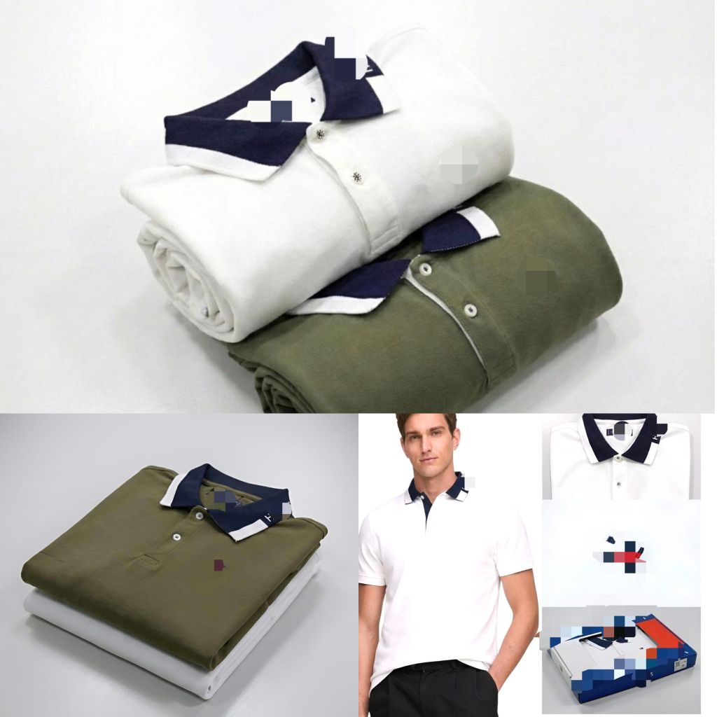 Kaos kerah Pria Rajut Premium Free Box