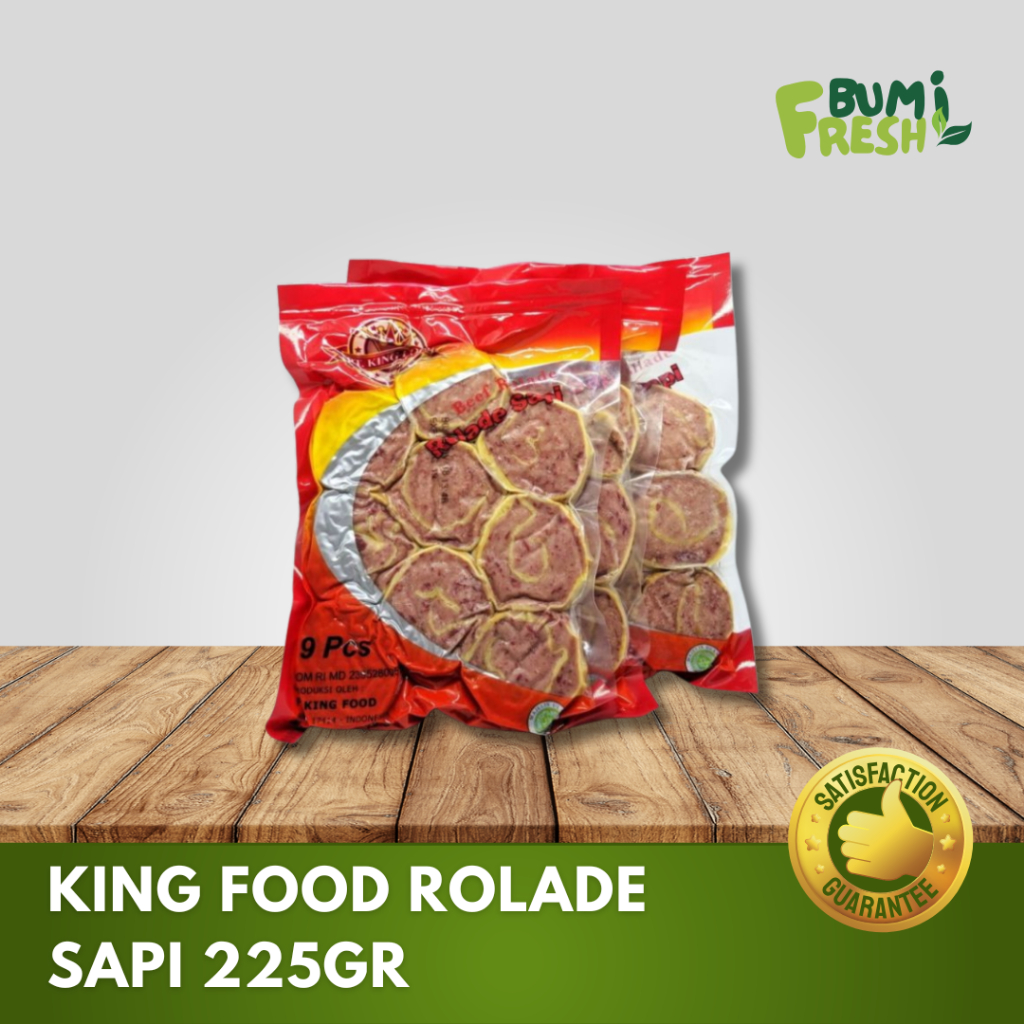 King Food Rolade Sapi 225gr Frozen Food Garut
