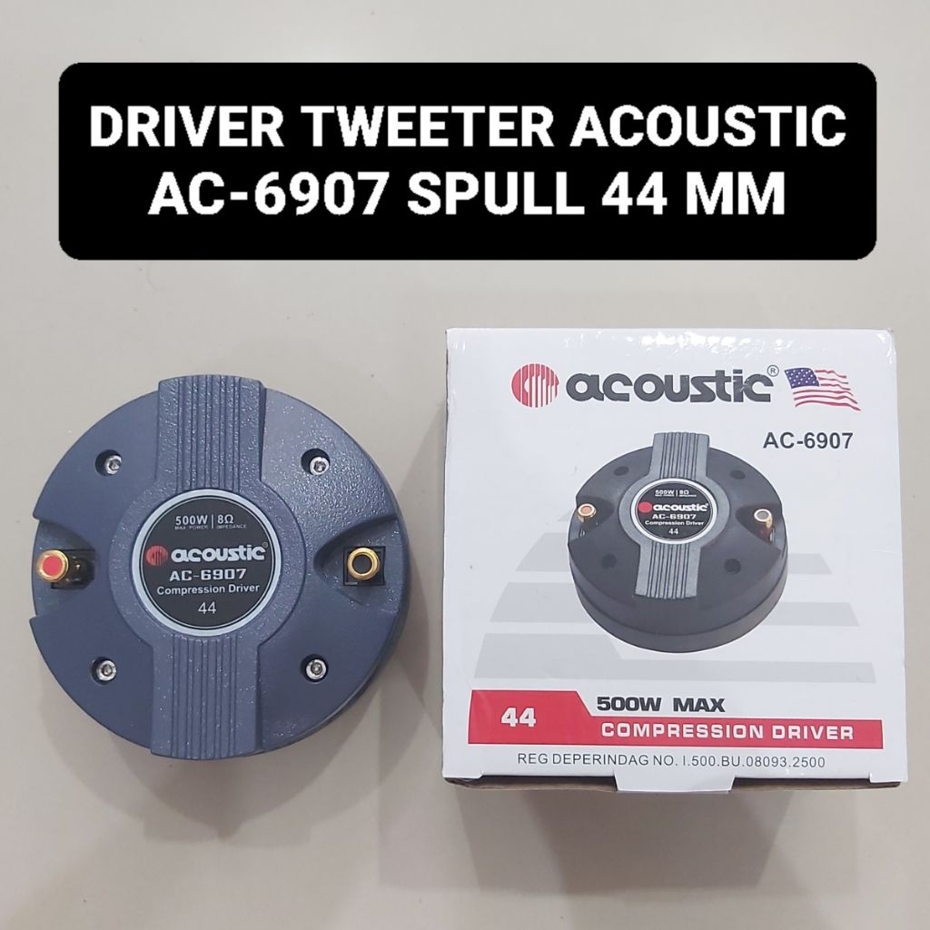 ACOUSTIC Driver Tweeter ACT-44 500 Watt Super Twiter Accoustic ACT-6907 44MM