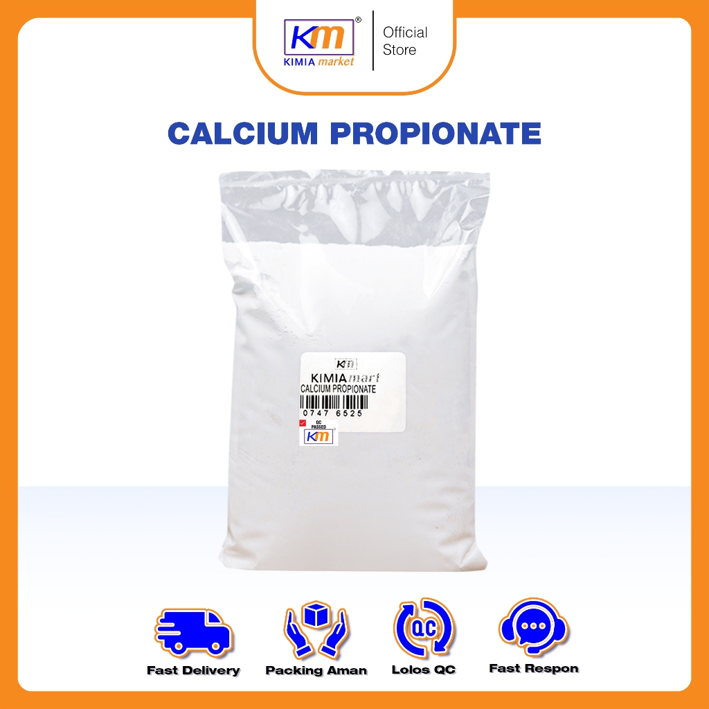 KIMIA BANDUNG - Calcium Propionate 500gr / Pengawet Roti / Kalsium Propionat / Pengawet Makanan Aman