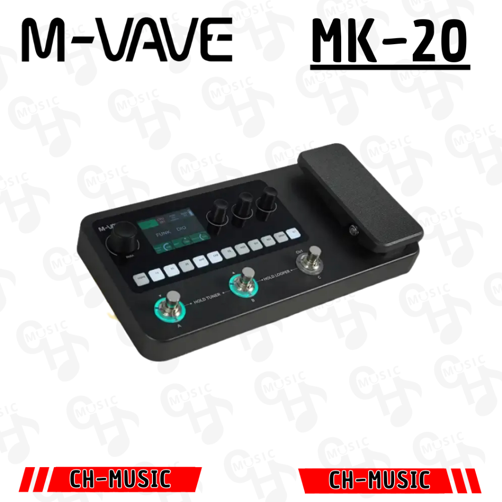 M-VAVE MK-20 Guitar/Bass Multi-Effects Processor Pedal Original MVAVE MK20