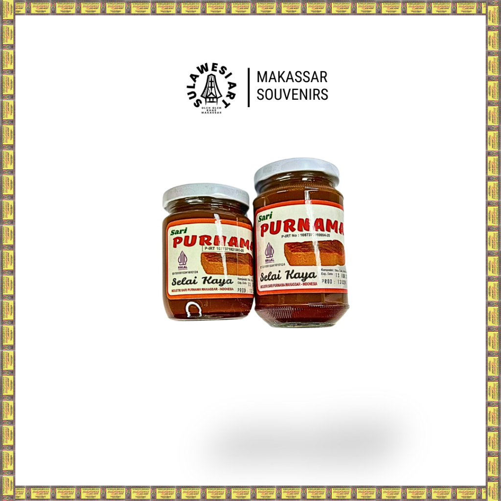 Selai Kaya Sari Purnama – 250gr | 350gr - Oleh-Oleh Khas Makassar