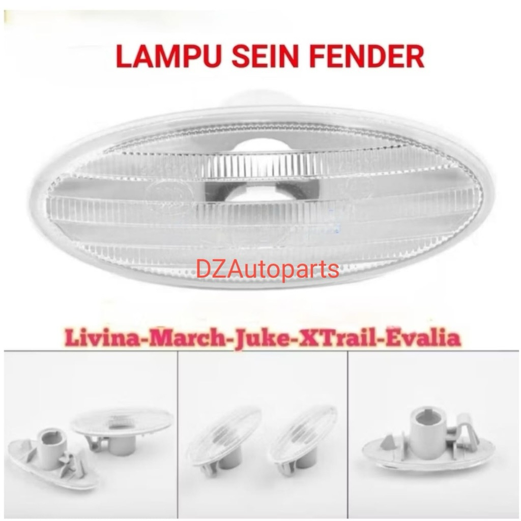 Lampu Sein Fender Nissan Livina Evalia Juke X-Trail | Lampu Sein Body Samping