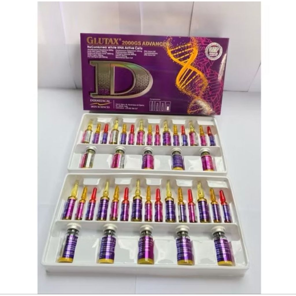 Ecer Whitening Paket 2000gs Gluta Advance untuk Mencerahkan Kulit