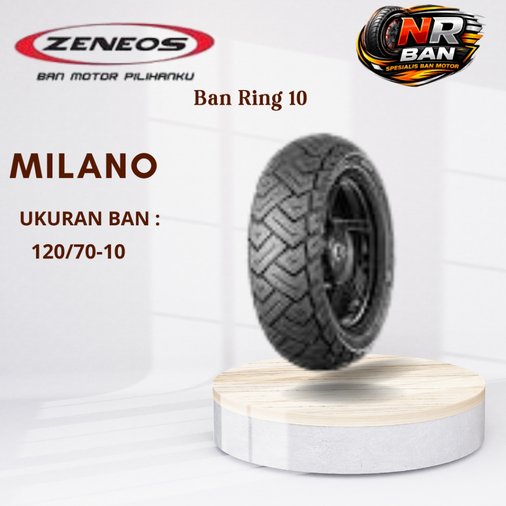 BAN VESPA RING 10 120/70-10 MILANO ZENEOS