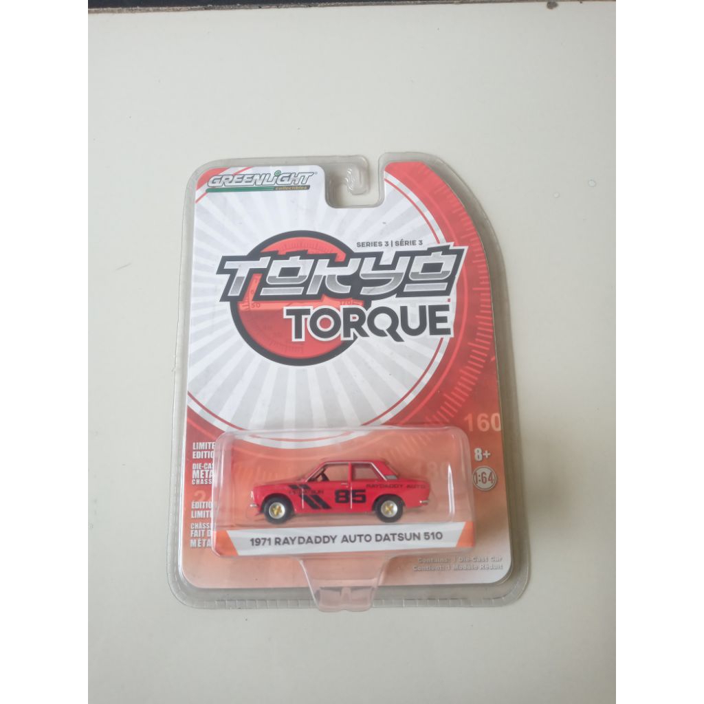 Greenlight Datsun 510 rally merah