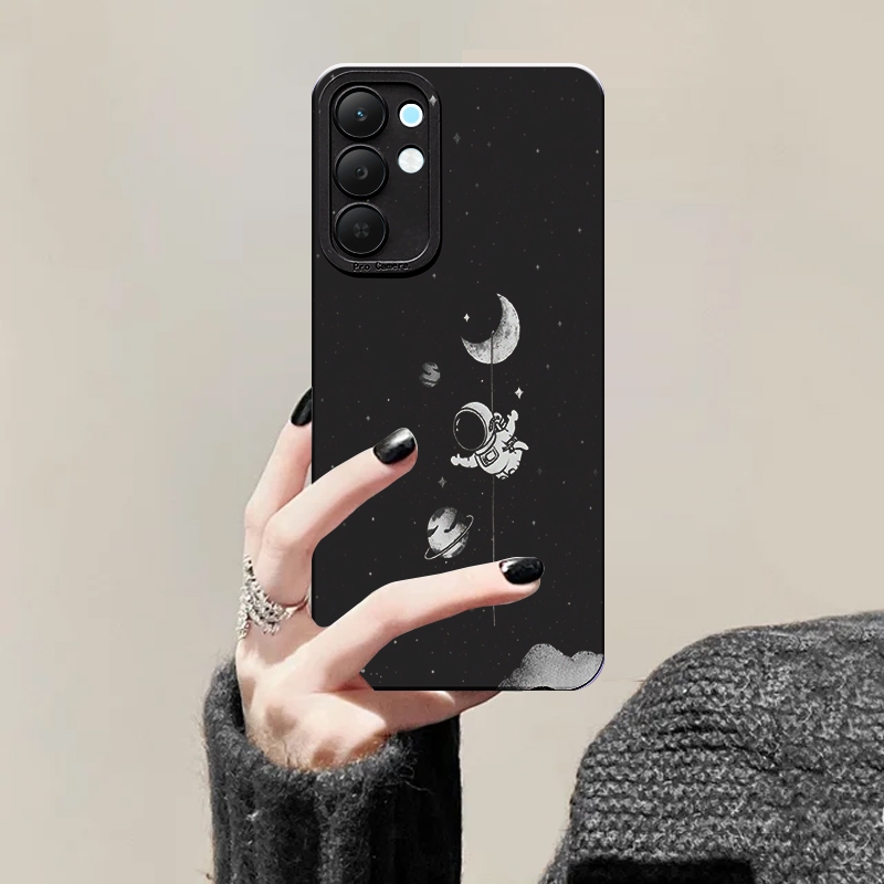 Case For Realme C85 / Realme 15X Motif Astronout Casing Handphone Pelindung Hp Procam Lucu - BNR14