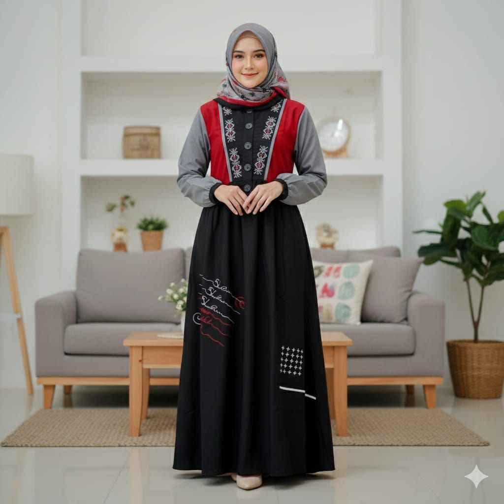 Gamis Shabrina Remaja ORIGINAL Kode BSL