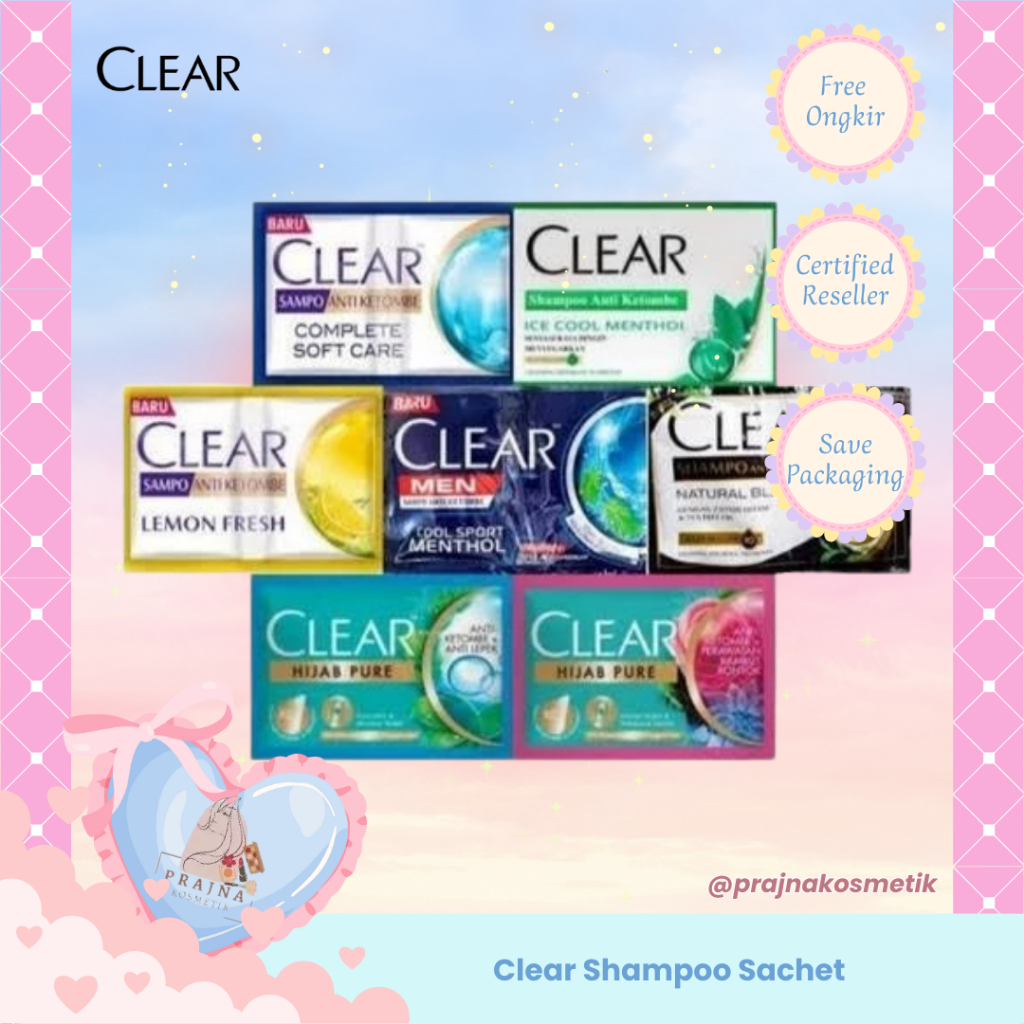 Clear Shampoo Kemasan Sachet Renceng