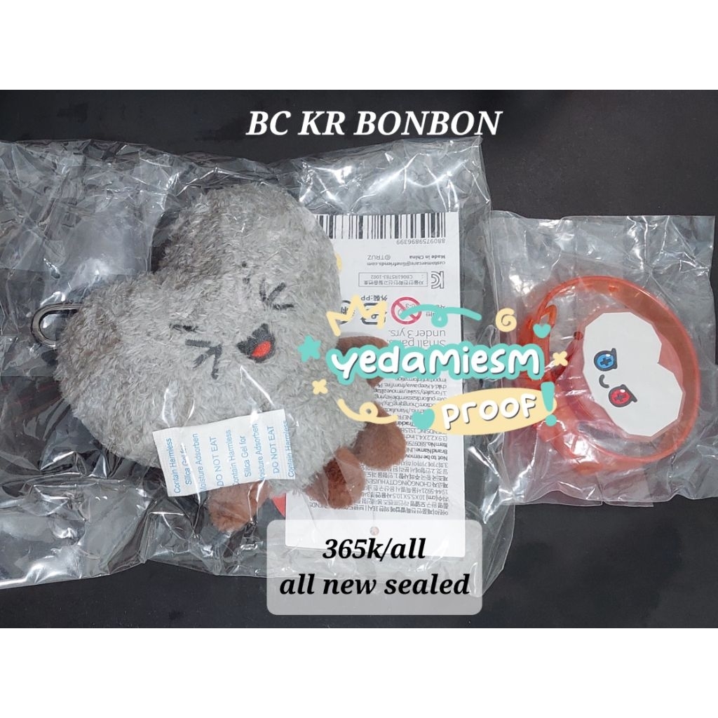 [READY STOCK INA SIAP KIRIM] OFFICIAL TRUZ BONBON BC KR ENSKY LABORATORY JAPAN CHARM KEYRING KIM JUN