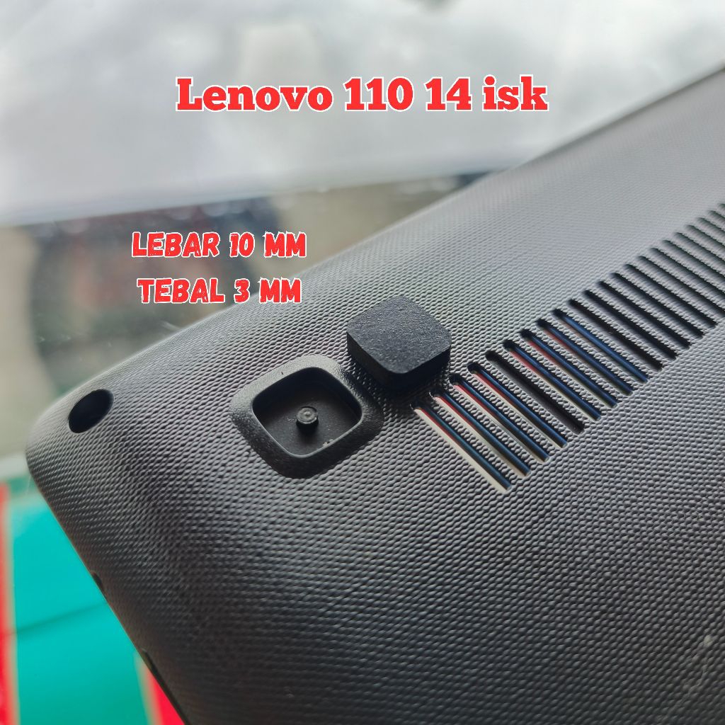 Handmade Karet Bantalan kaki Laptop Lenovo 110 14 isk | Rubber Feet Anti slip