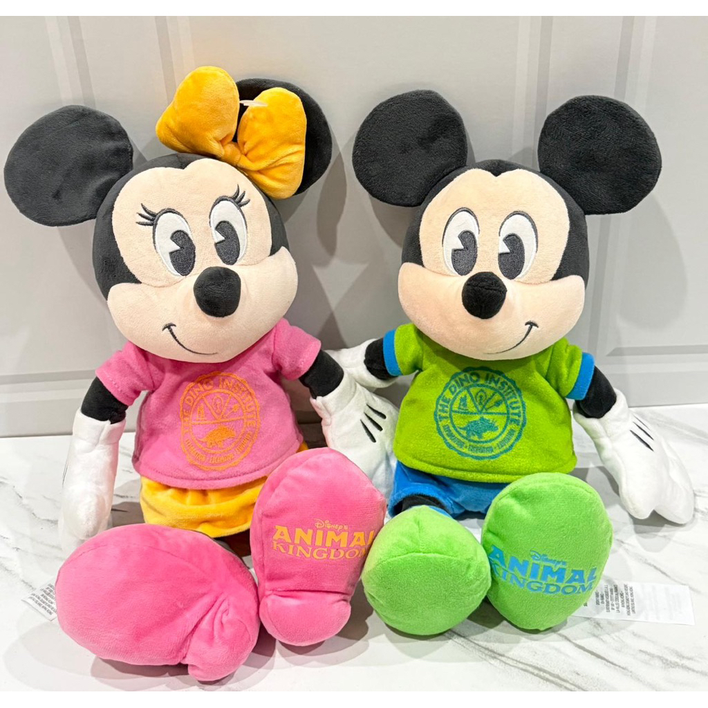 Boneka Plushie Sepasang Mickey & Minnie Mouse Disney’s Animal Kingdom Series Disney Store