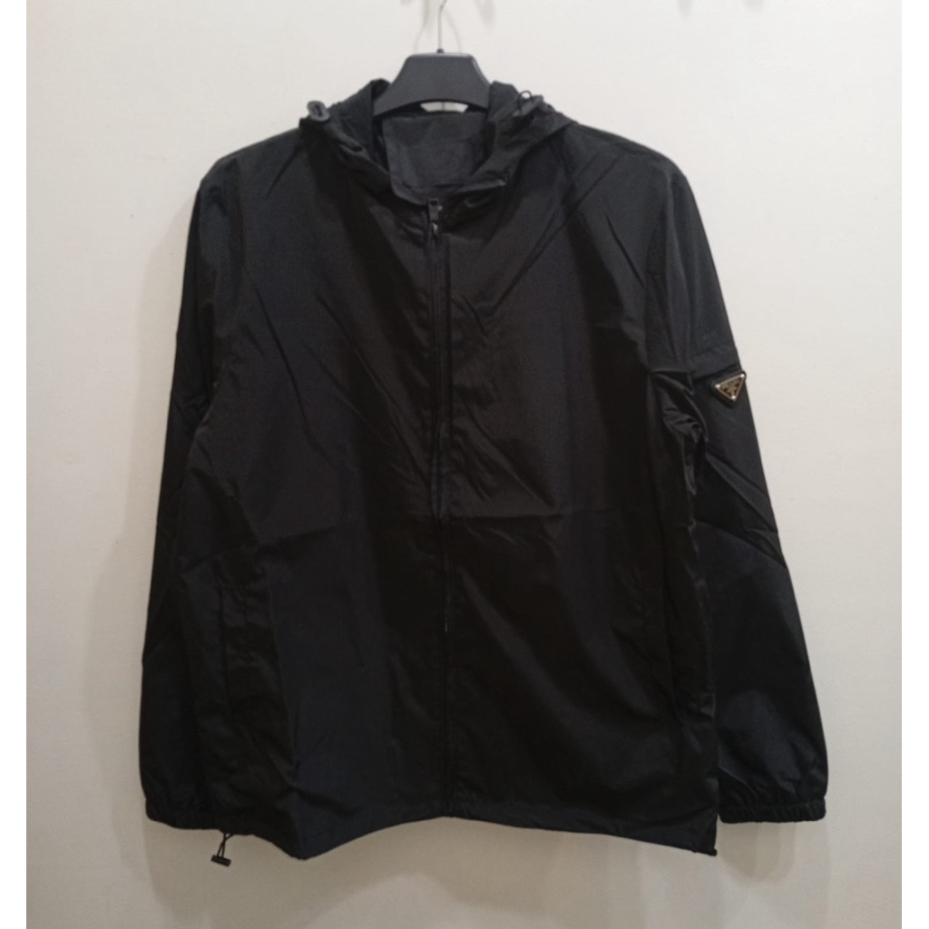 PRD WINDBREAKER ZIPHOODE BLACK JACKET