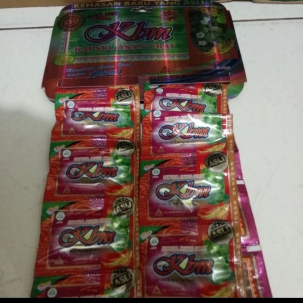 Kapsul KBM mengobati asam urat