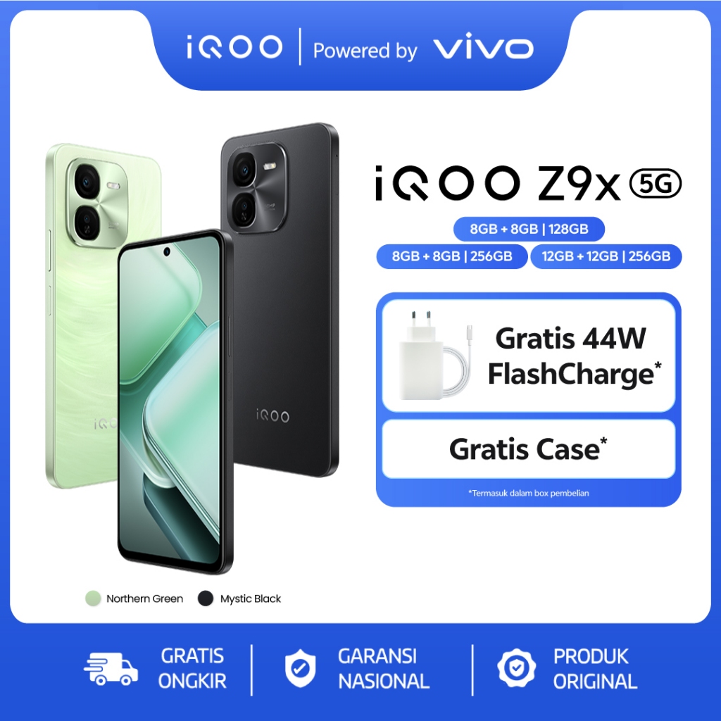 vivo iQOO Z9x (8/128) Snapdragon 6 Gen 1 4nm (ANTUTU 570,456+), 6000 mAH, 1000 nits 120hz eye-care d