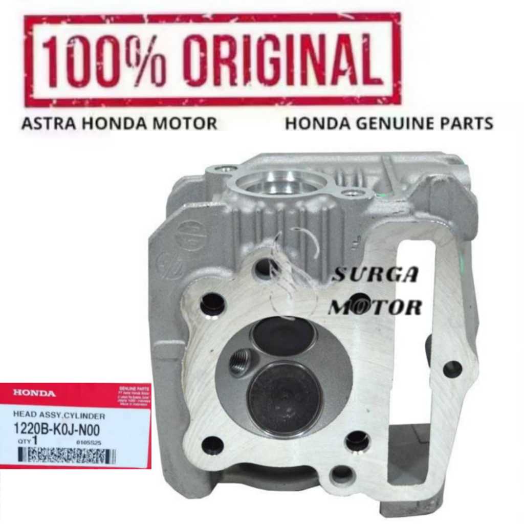 Kepala Silinder Blok Head Assy Cylinder  Head Motor Honda Genio 2019 2020 2021 2022 1220BK0JN00 1220
