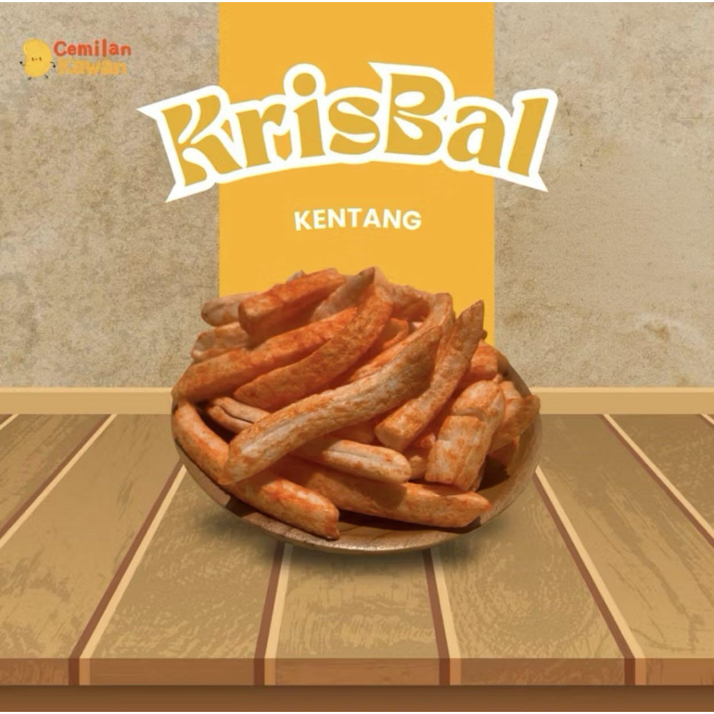 Cemilan Kawan - Keripik Kentang Balado 250 gram Snack Kiloan