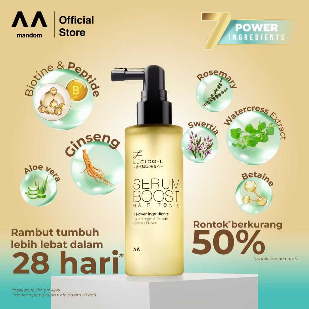 LUCIDO-L Serum Boost Hair Tonic 60ml