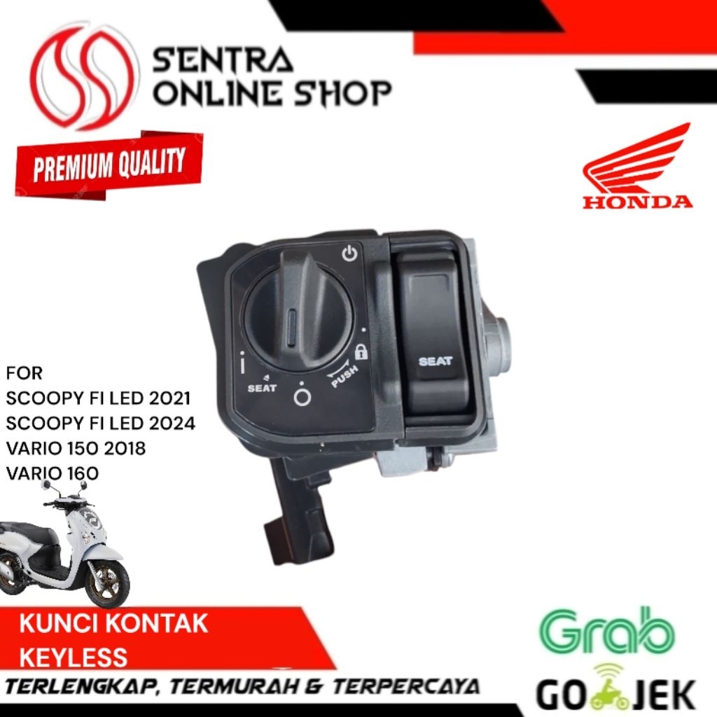 Kunci kontak set key set pcx 160 stylo 160 adv 160 pcx 150 scoopy led new vario 160 150 keyless orig
