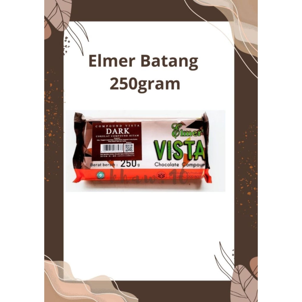 ELMER COKLAT COMPOUND 250 GRAM