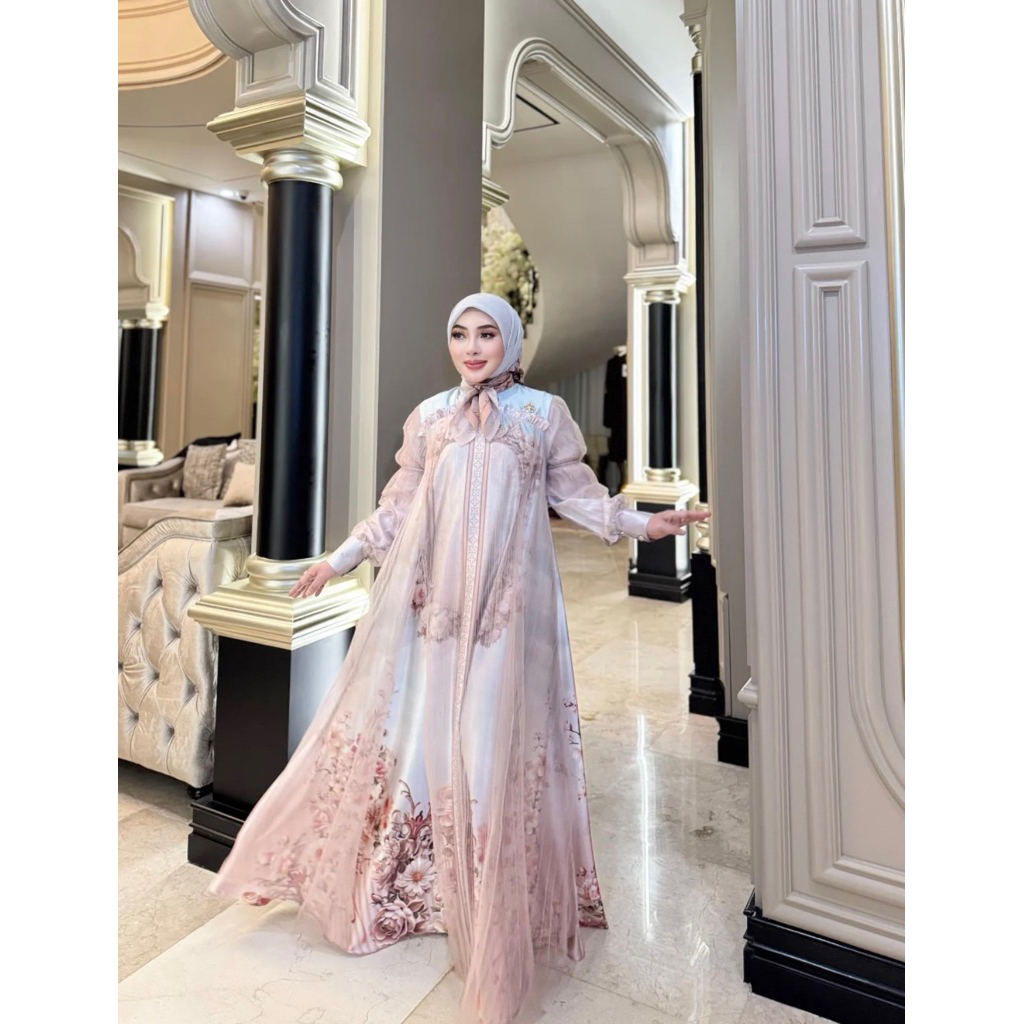 DRESS SHELLA SAUKIA + HIJAB