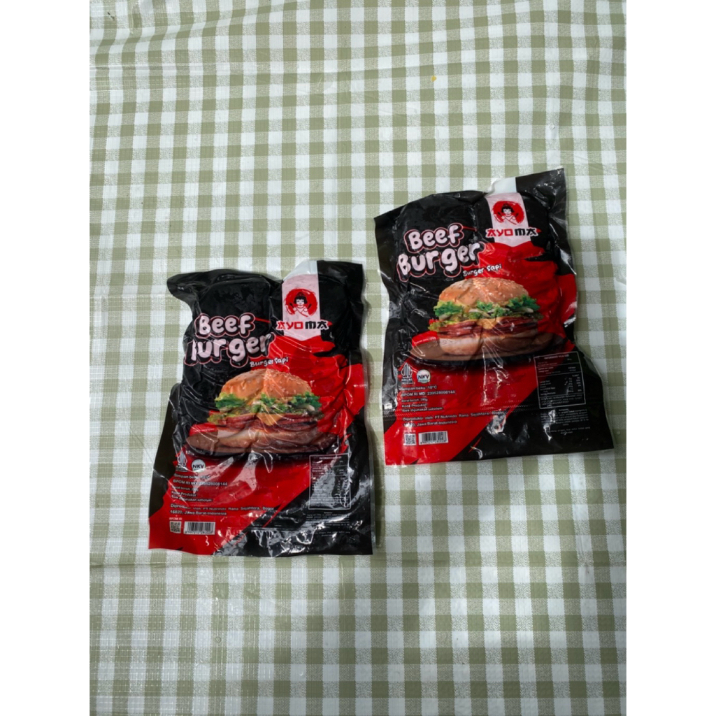 AYOMA BEEF BURGER TERMURAH /ISIAN BURGER