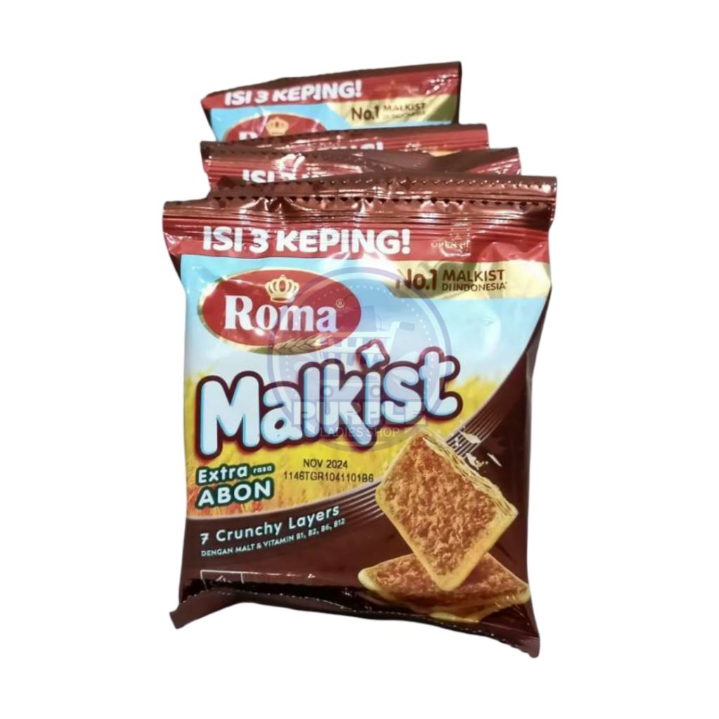 Roma Malkist Abon Crackers - Sachet Isi 10