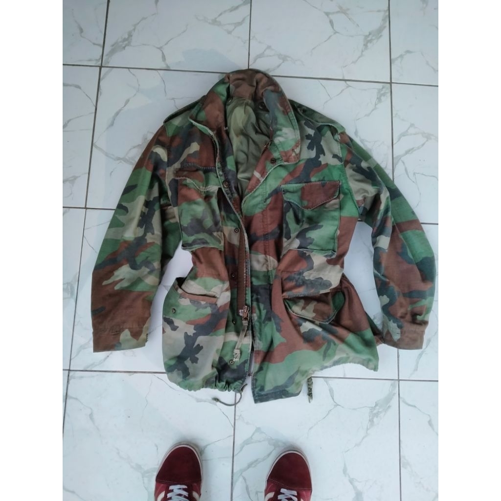 m65 field jacket woodland
