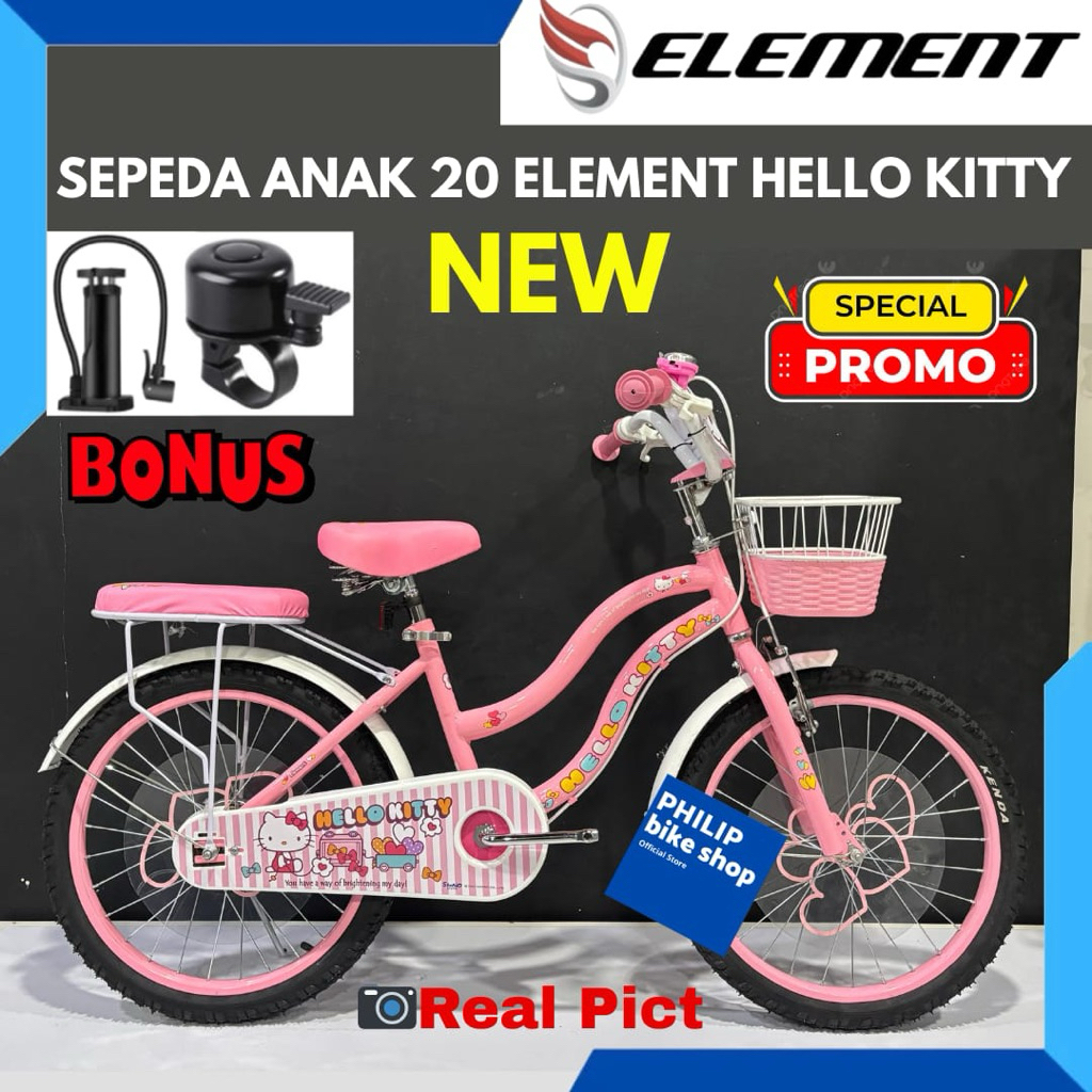 Sepeda Anak 20 Inc Mini Element Hello Kitty