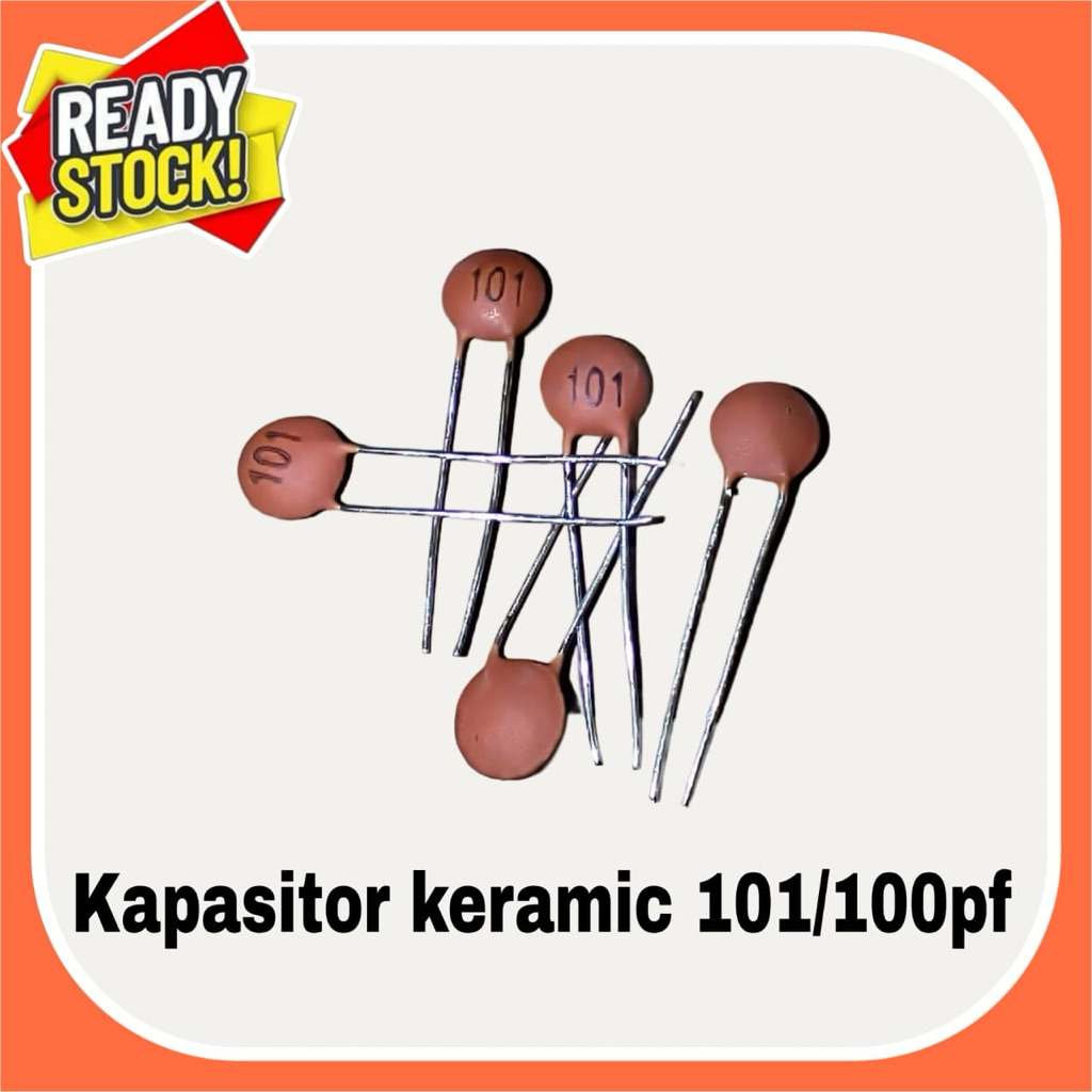 Kapasitor keramik 100pf,101 harga satuan