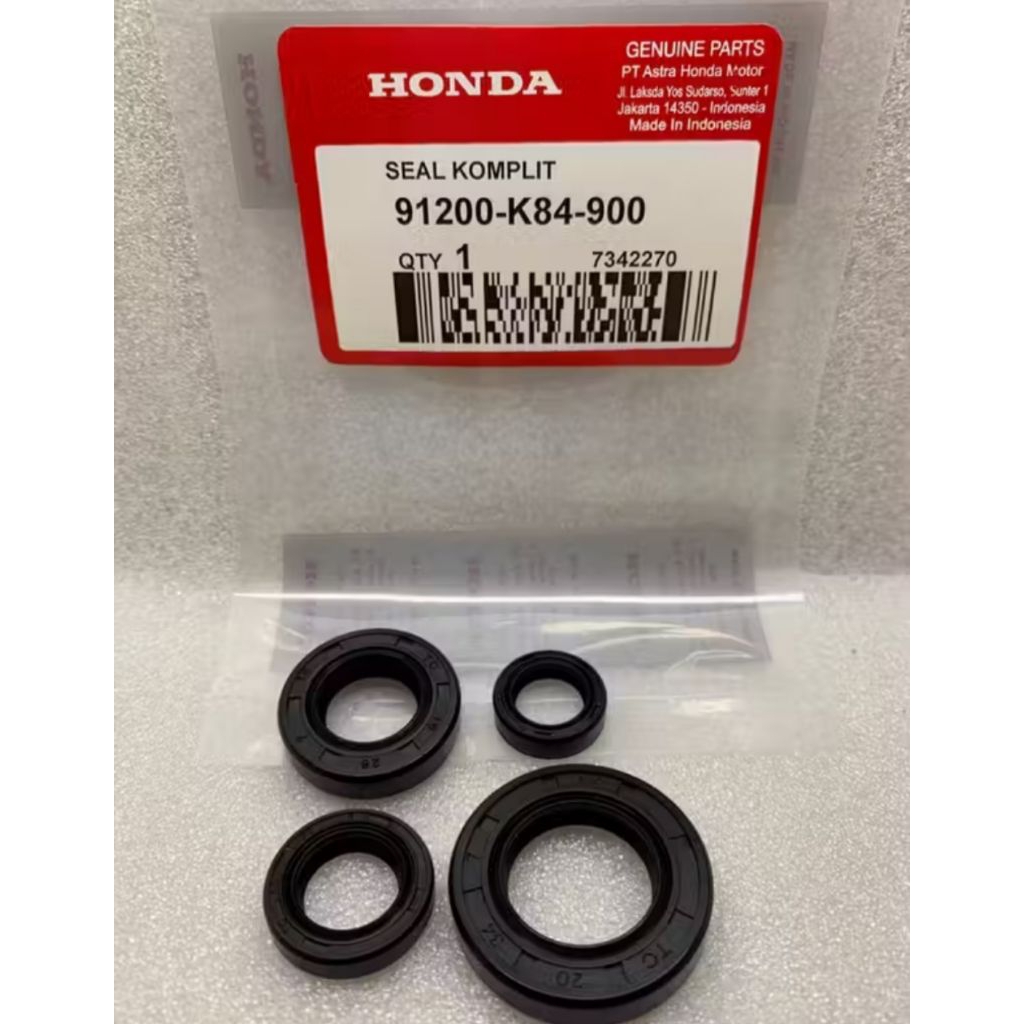 SEAL KOMPLIT SEAL OIL ASSY HONDA CRF 150 NEW MEGAPRO MONOSHOCK VERZA KODE K84