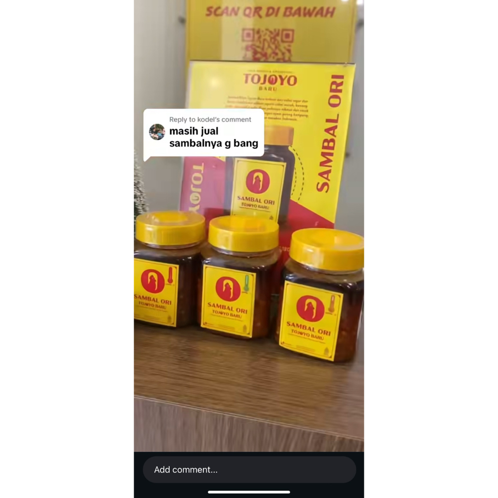 Sambal Tojoyo Baru Solo